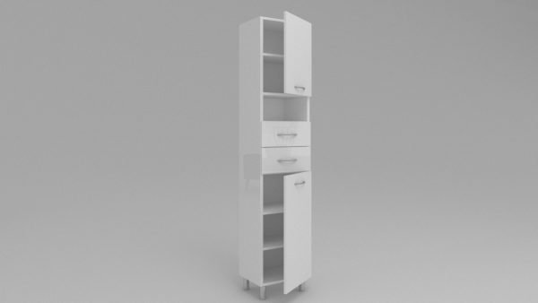 Słupek łazienkowy SW22 30,40,50 cm biały mat lakierowany